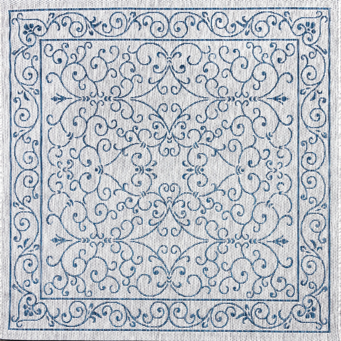 JONATHAN Y Filigree Textured Weave Indoor/Outdoor Area Rug