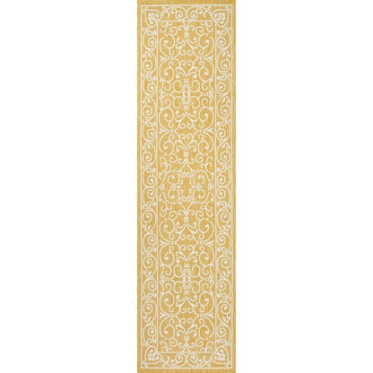 JONATHAN Y Filigree Textured Weave Indoor/Outdoor Area Rug