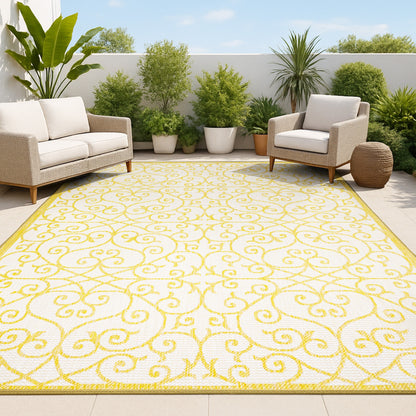 JONATHAN Y Ourika Textured Weave Indoor/Outdoor Area Rug