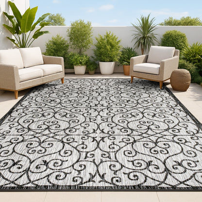 JONATHAN Y Ourika Textured Weave Indoor/Outdoor Area Rug
