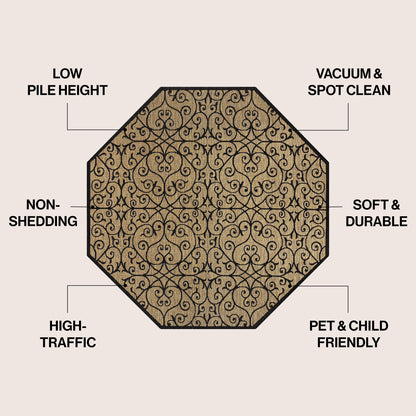 JONATHAN Y Ourika Textured Weave Indoor/Outdoor Area Rug