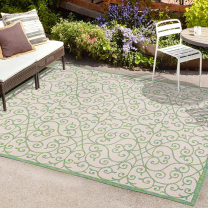 JONATHAN Y Ourika Textured Weave Indoor/Outdoor Area Rug