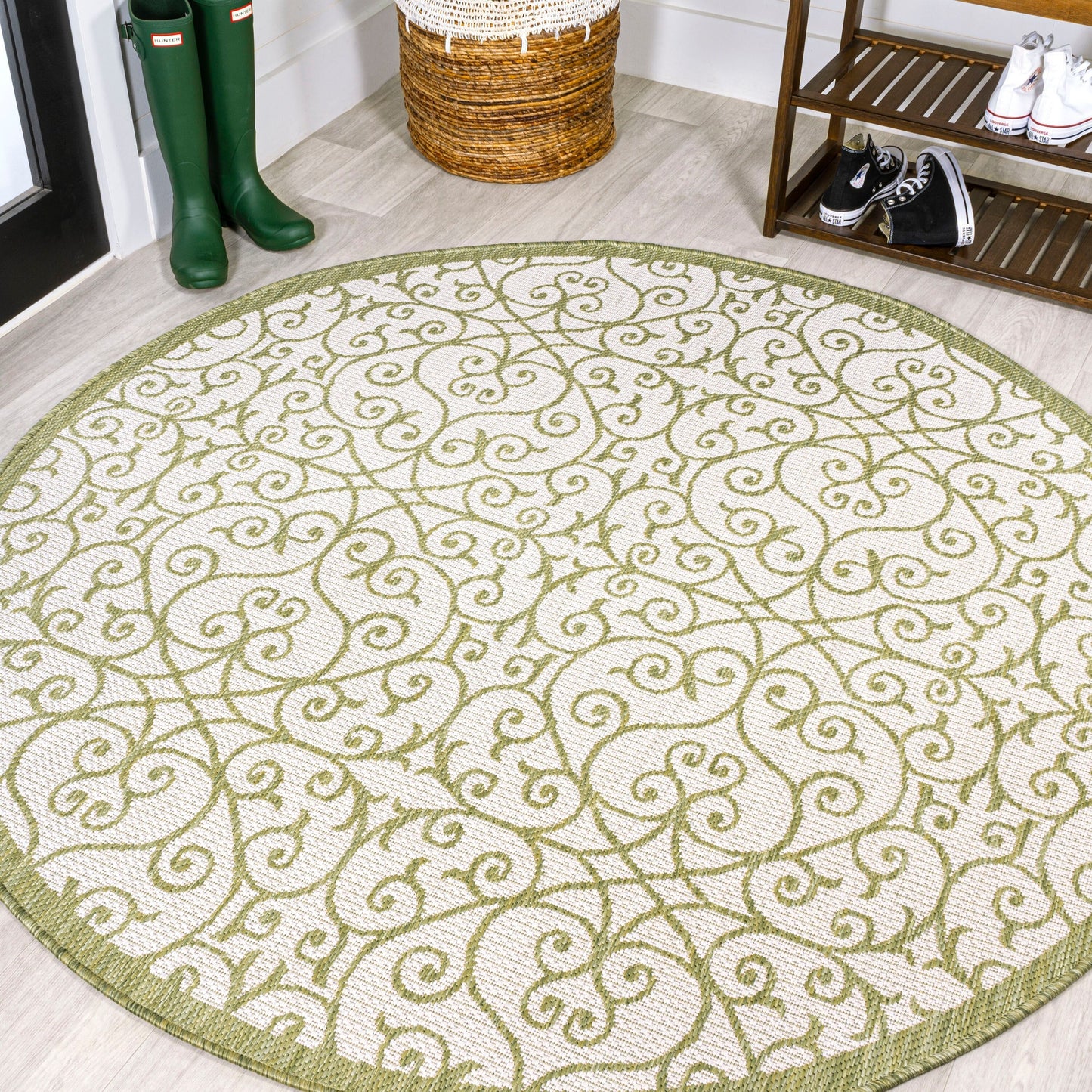 JONATHAN Y Ourika Textured Weave Indoor/Outdoor Area Rug