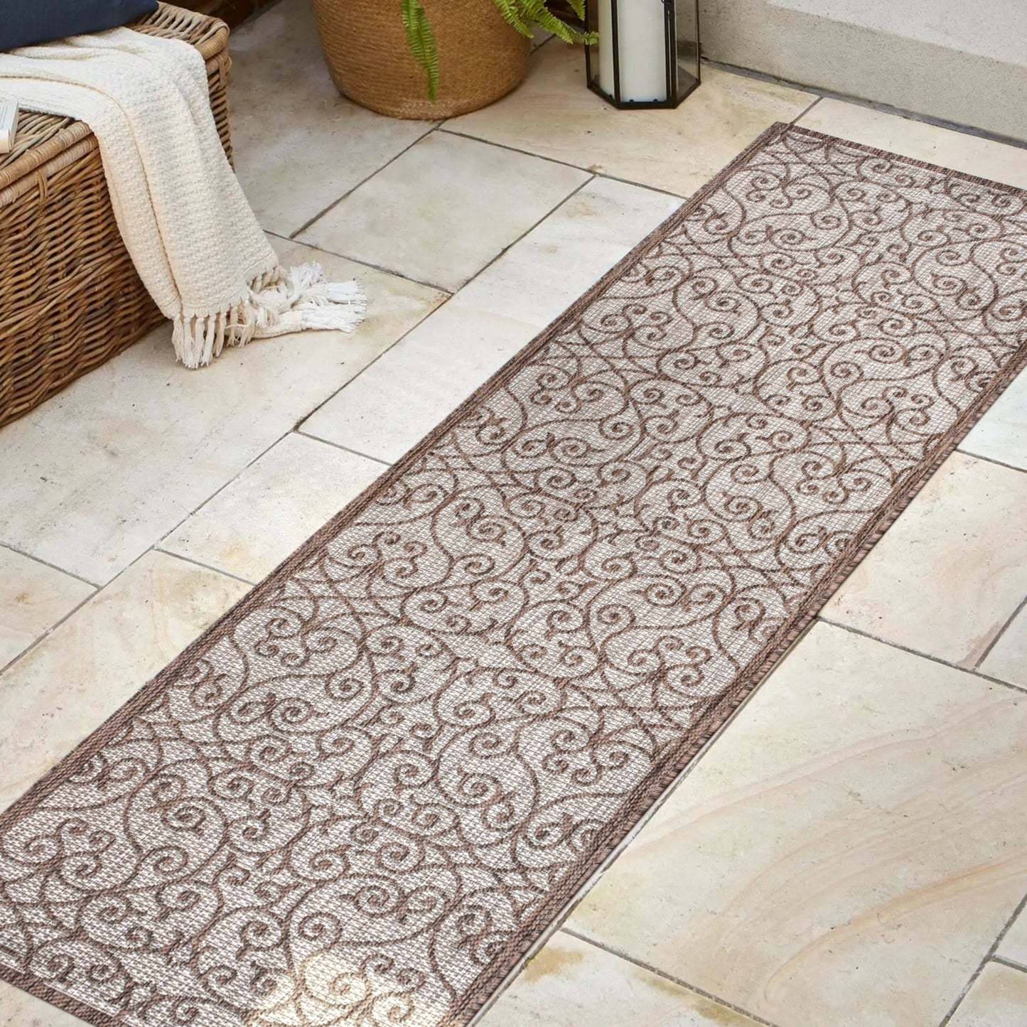 JONATHAN Y Ourika Textured Weave Indoor/Outdoor Area Rug