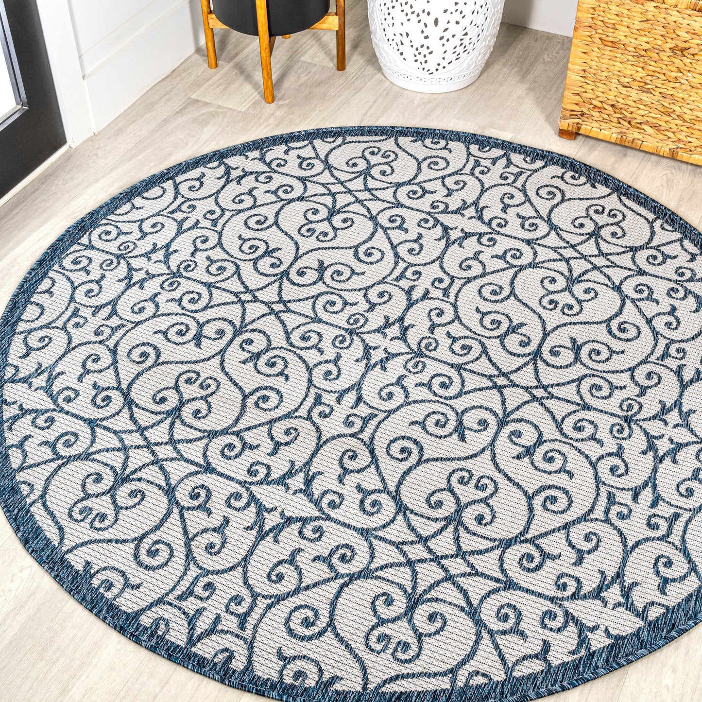 JONATHAN Y Ourika Textured Weave Indoor/Outdoor Area Rug