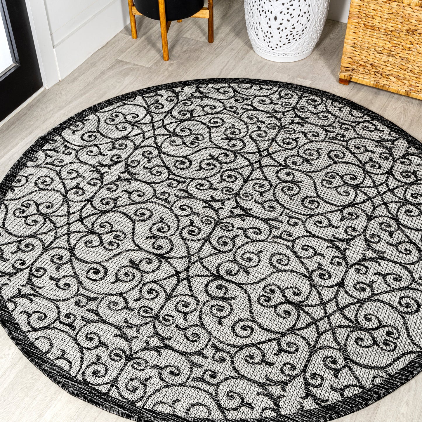 JONATHAN Y Ourika Textured Weave Indoor/Outdoor Area Rug