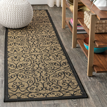JONATHAN Y Ourika Textured Weave Indoor/Outdoor Area Rug