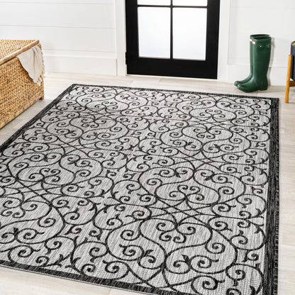JONATHAN Y Ourika Textured Weave Indoor/Outdoor Area Rug
