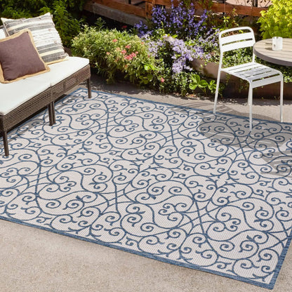 JONATHAN Y Ourika Textured Weave Indoor/Outdoor Area Rug