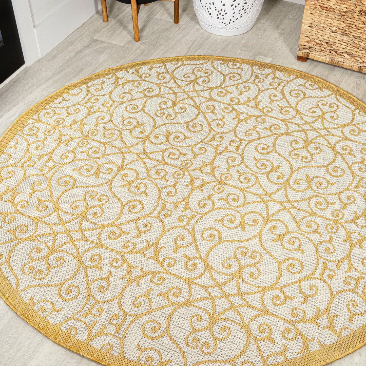 JONATHAN Y Ourika Textured Weave Indoor/Outdoor Area Rug