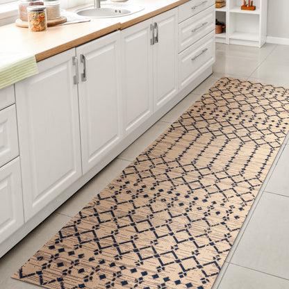 JONATHAN Y Trebol Moroccan Geometric Textured Weave Indoor/Outdoor Area Rug