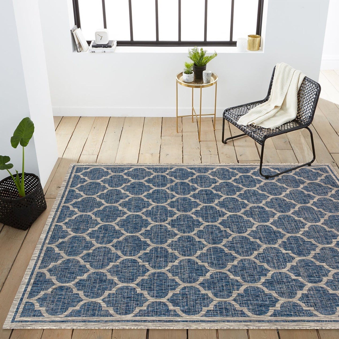 JONATHAN Y Zinnia Textured Weave Indoor/Outdoor Area Rug