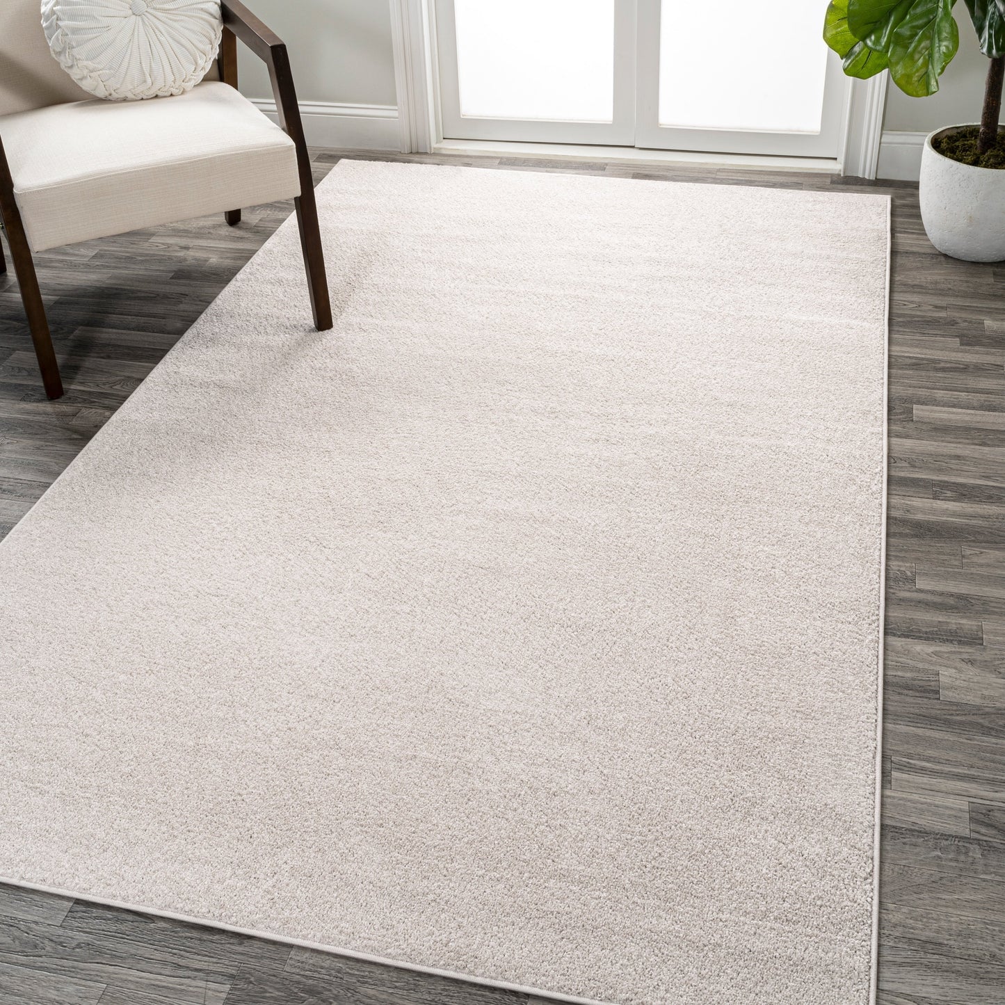 JONATHAN Y Tumbling Solid Low-Pile Area Rug