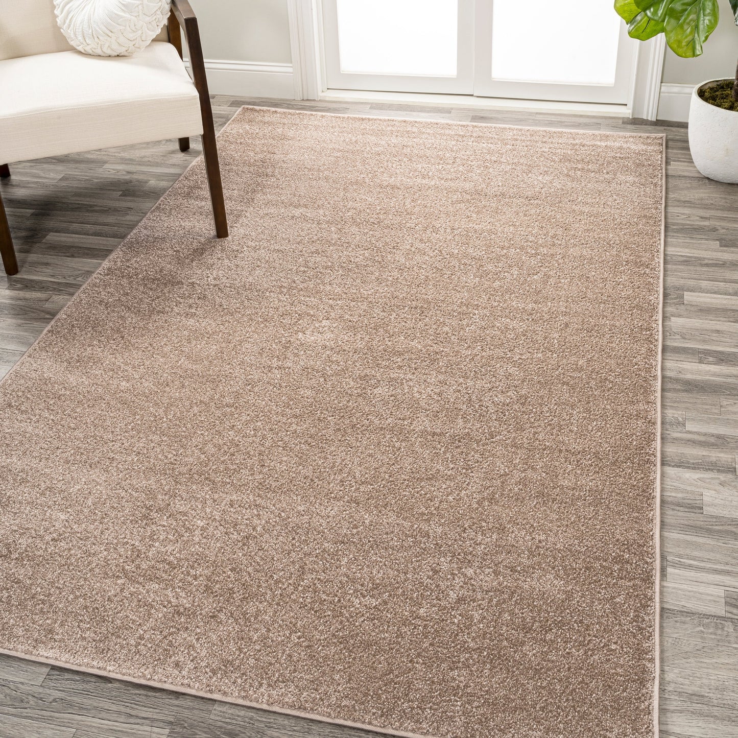JONATHAN Y Tumbling Solid Low-Pile Area Rug