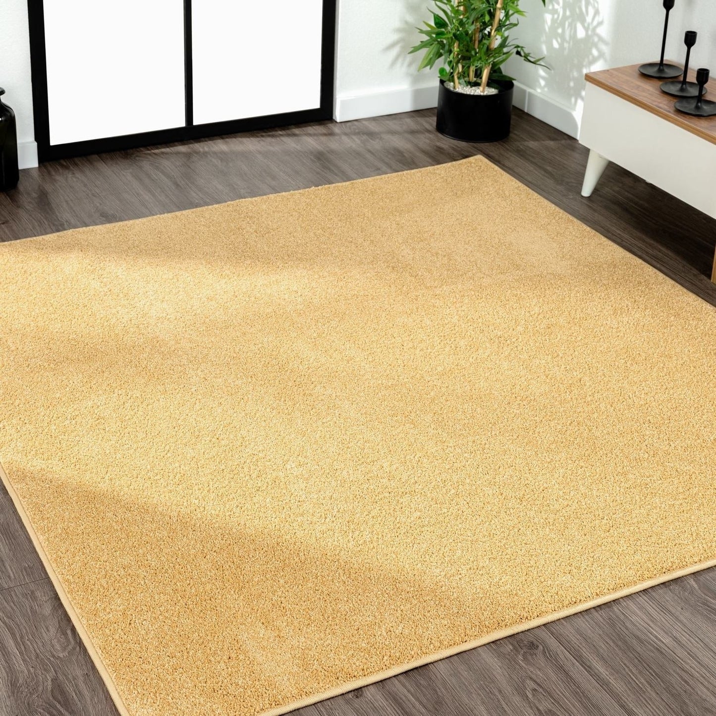 JONATHAN Y Tumbling Solid Low-Pile Area Rug