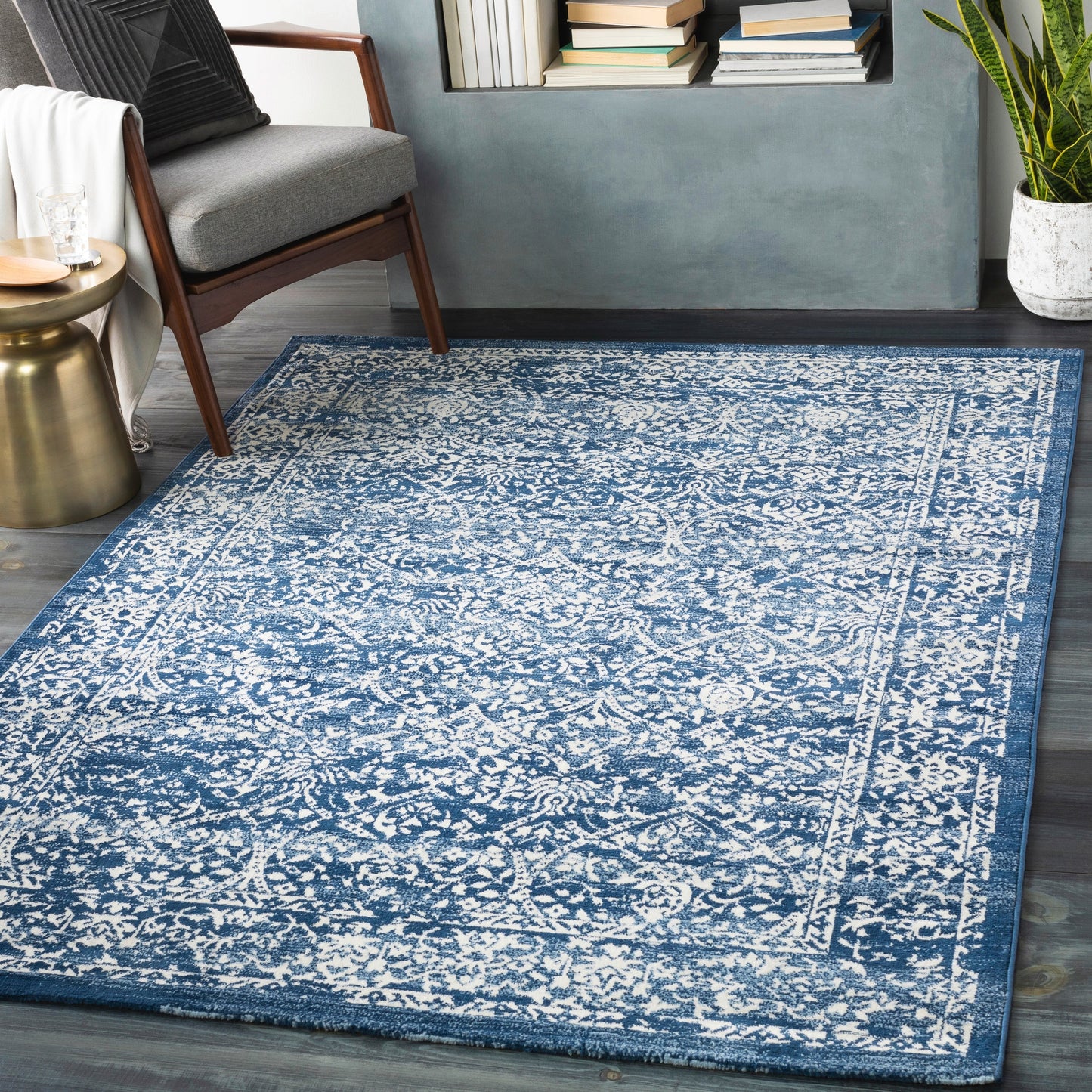 Livabliss Juventas Distressed Medallion Area Rug
