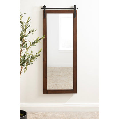 Kate and Laurel Cates Rustic Rectangular Wall Mirror