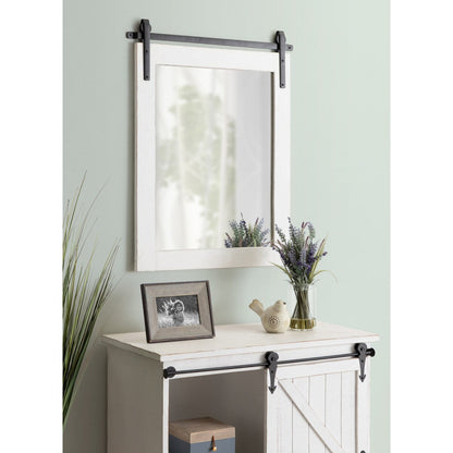 Kate and Laurel Cates Rustic Rectangular Wall Mirror
