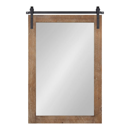 Kate and Laurel Cates Rustic Rectangular Wall Mirror