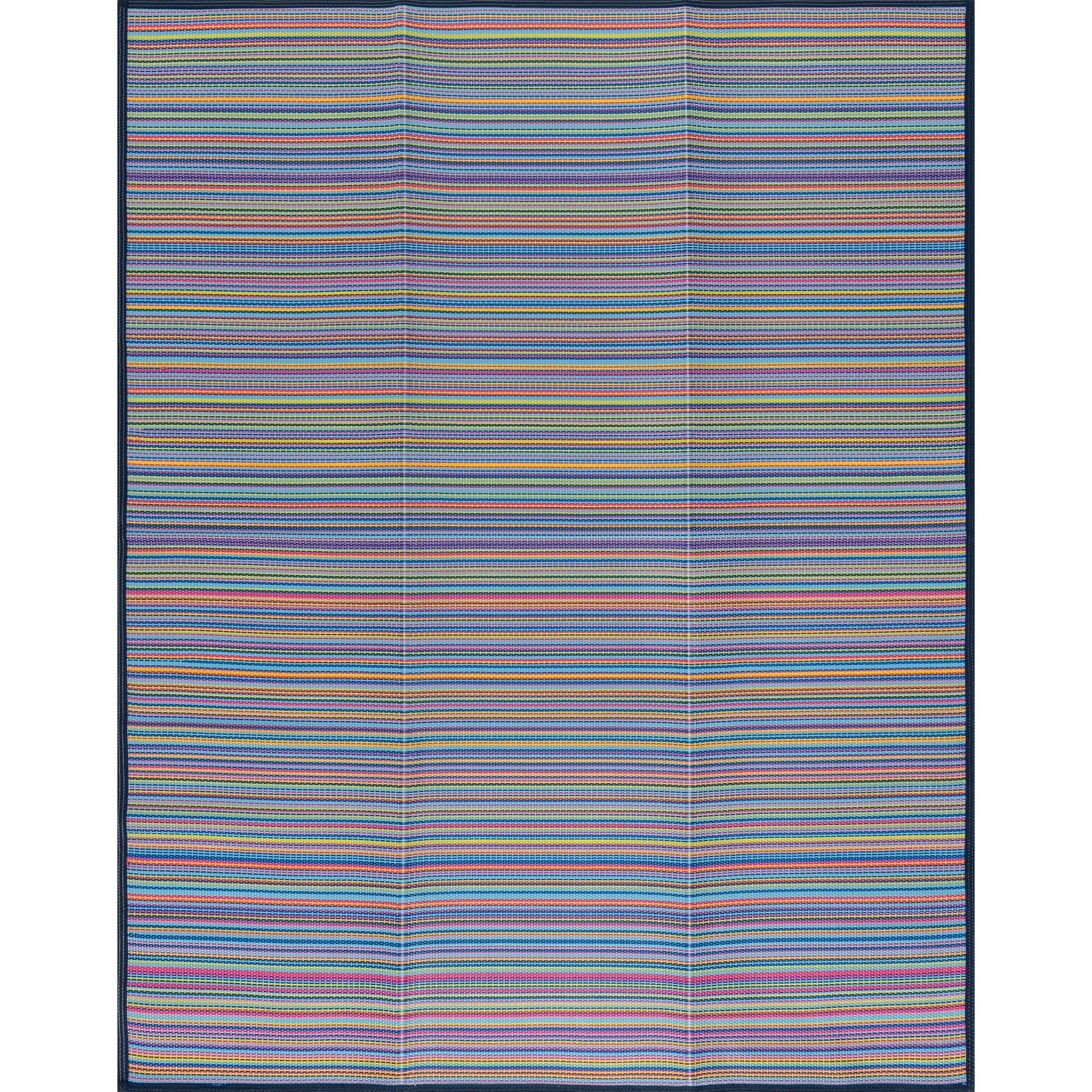 Lalune Beach Stripe Indoor Outdoor Area Rug