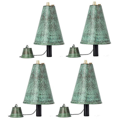 Large Hawaiian Cone Tiki Torch