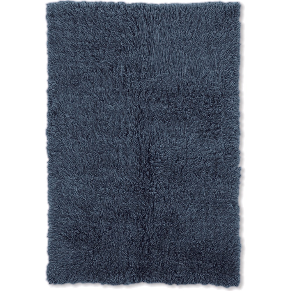 Linon Flokati Wool Thick Area Rug