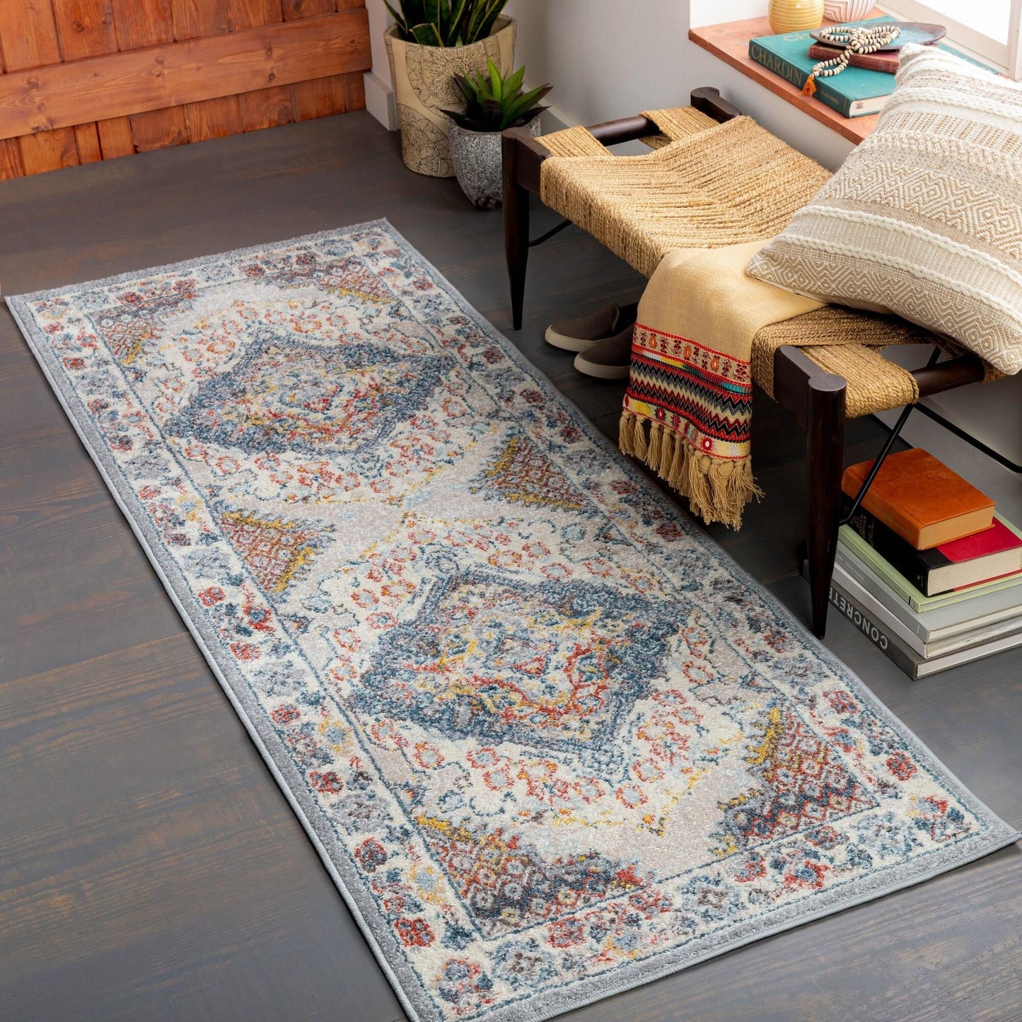 Livabliss Ankara Updated Traditional Medallion Area Rug