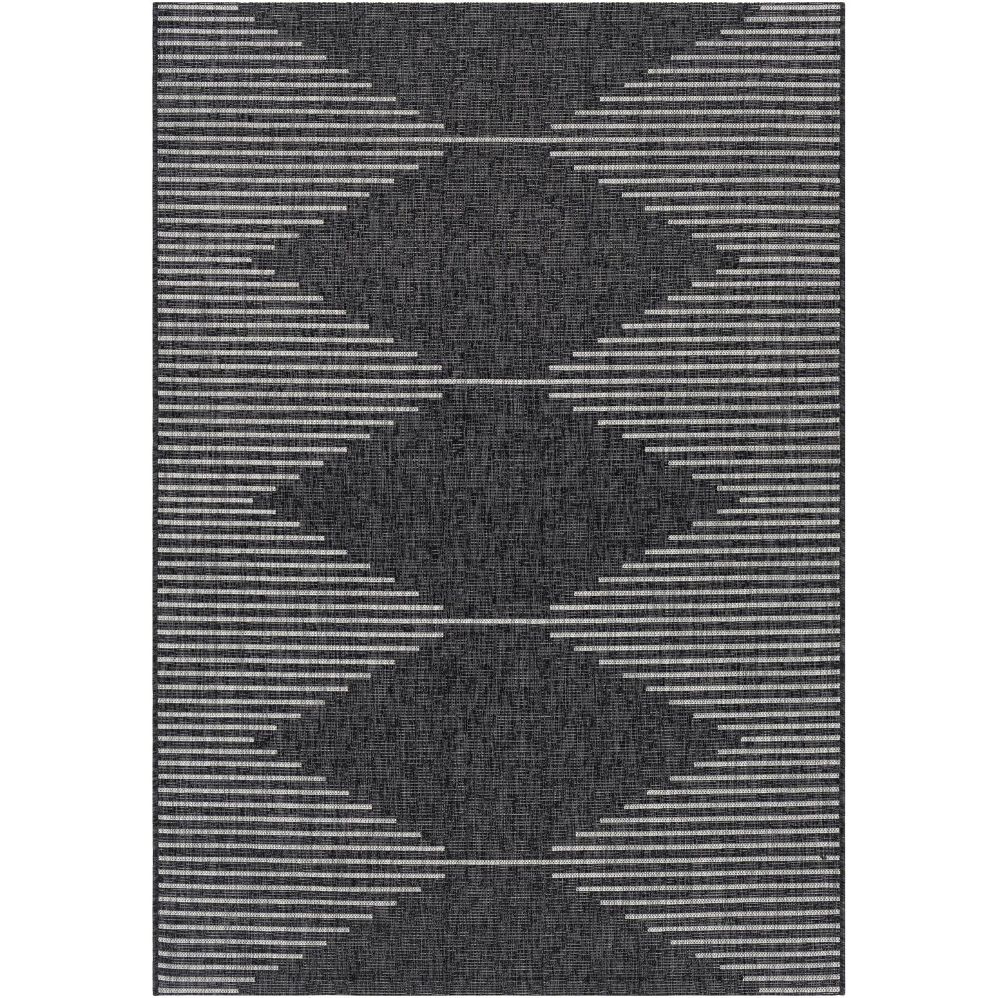 Livabliss Eagean Bohemian Diamond Outdoor Area Rug