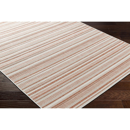 Livabliss Eagean Bohemian Stripe Outdoor Area Rug