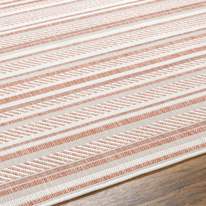 Livabliss Eagean Bohemian Stripe Outdoor Area Rug