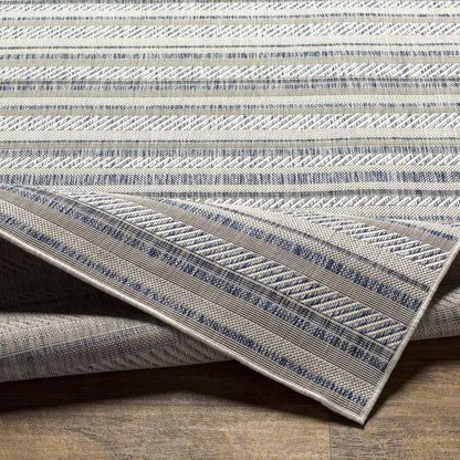 Livabliss Eagean Bohemian Stripe Outdoor Area Rug