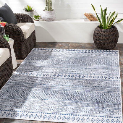 Livabliss Eagean Bohemian Tribal Outdoor Area Rug