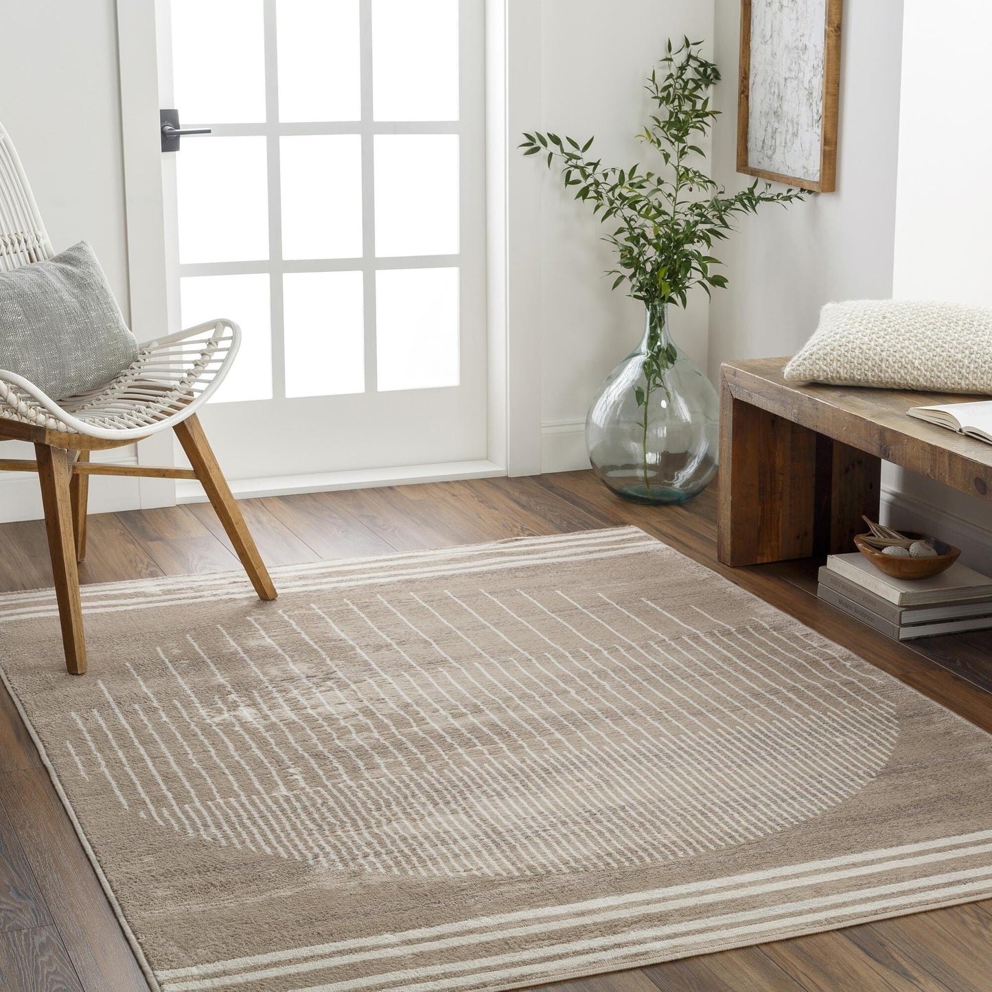 Livabliss Floransa Minimalist Ombre Area Rug