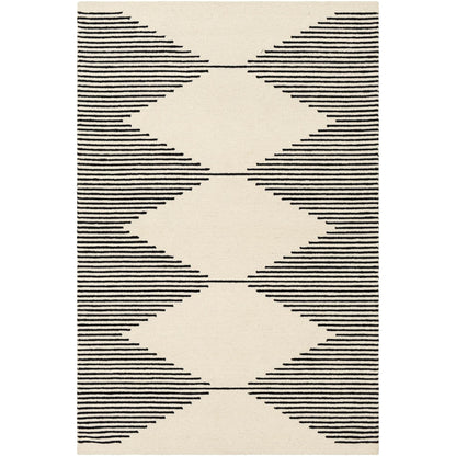 Livabliss Granada Minimalist Diamond Hand Tufted Area Rug