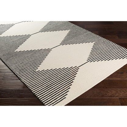 Livabliss Granada Minimalist Diamond Hand Tufted Area Rug