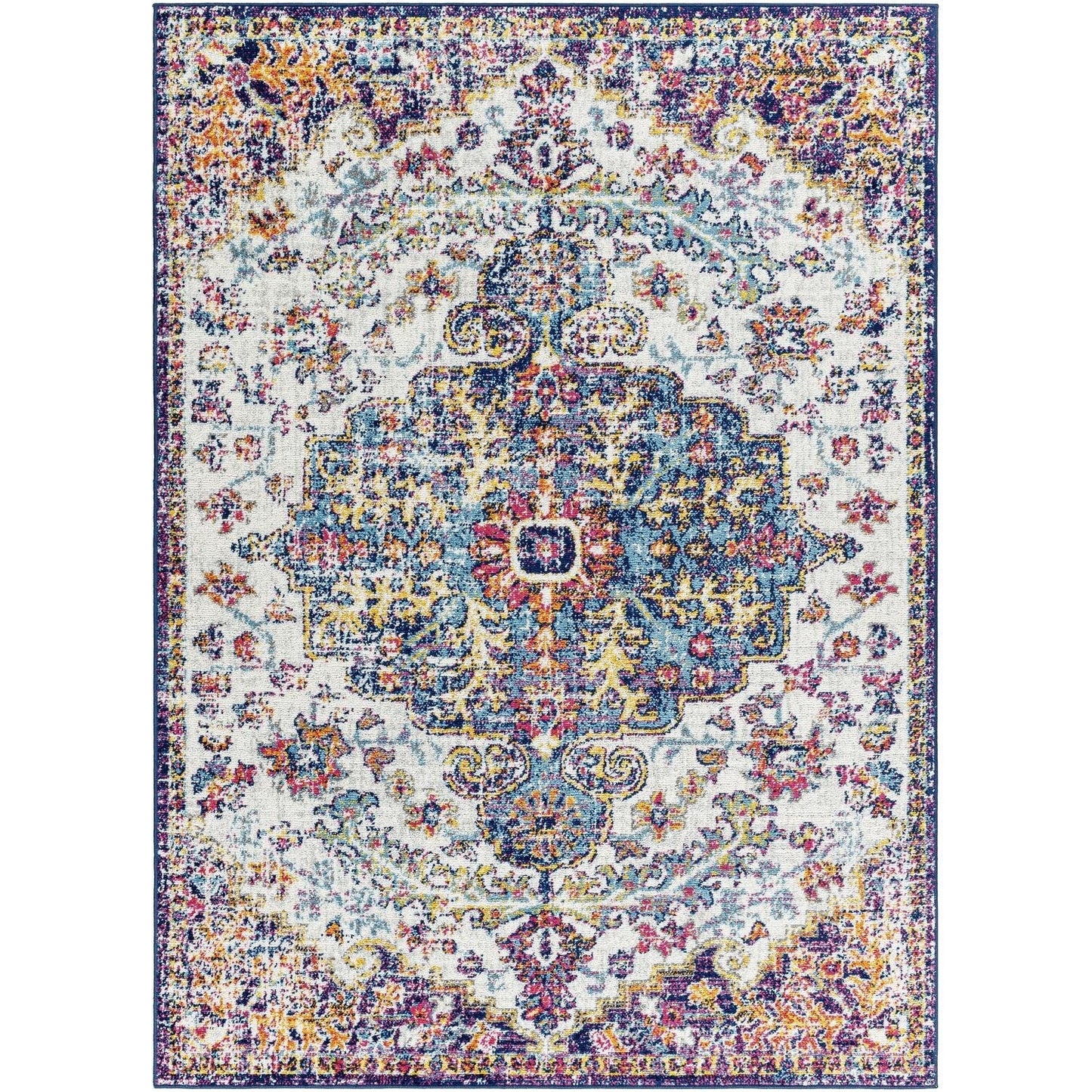 Livabliss Harput Updated Traditional Medallion Area Rug