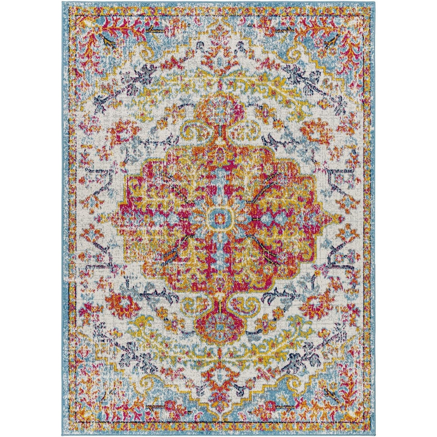 Livabliss Harput Updated Traditional Medallion Area Rug