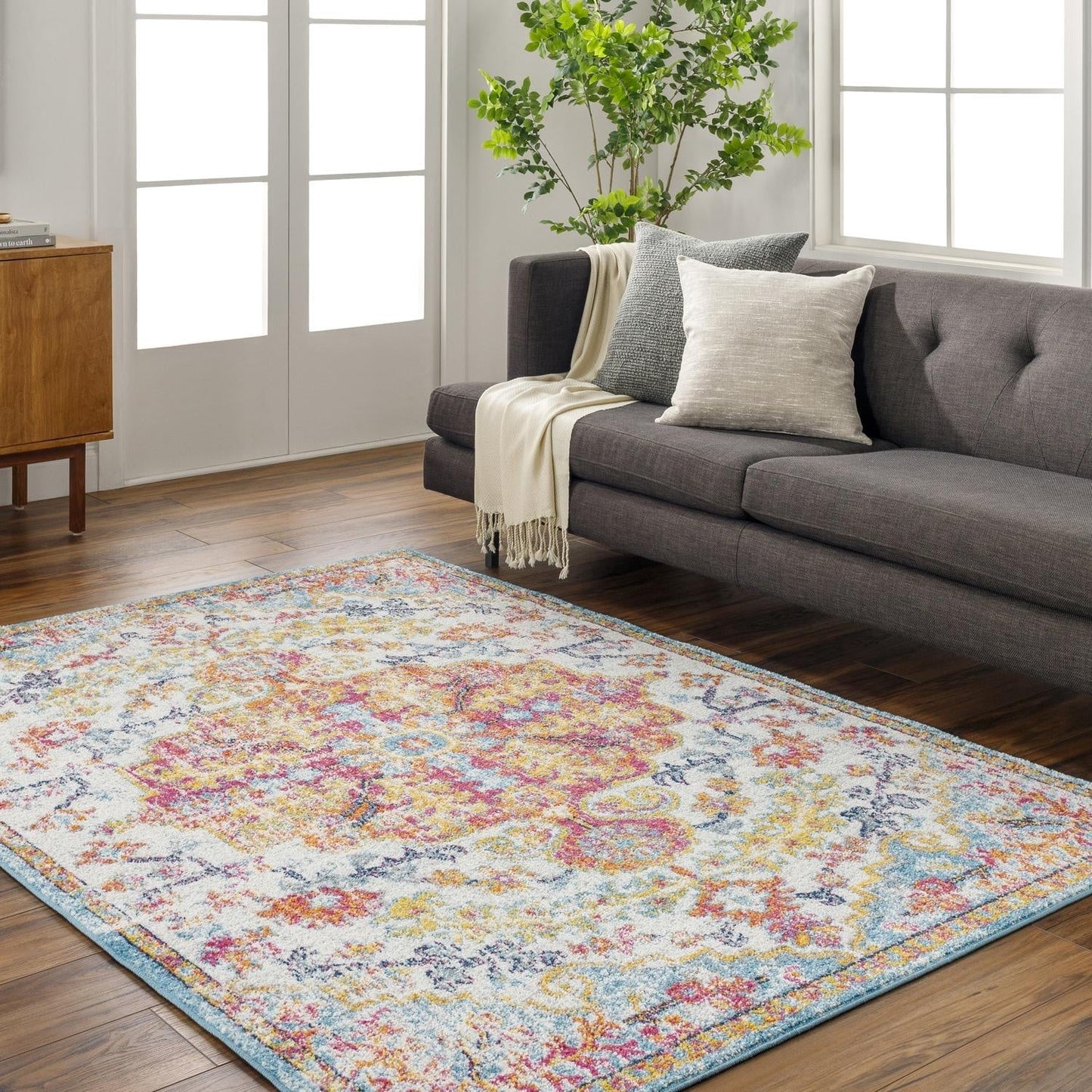 Livabliss Harput Updated Traditional Medallion Area Rug