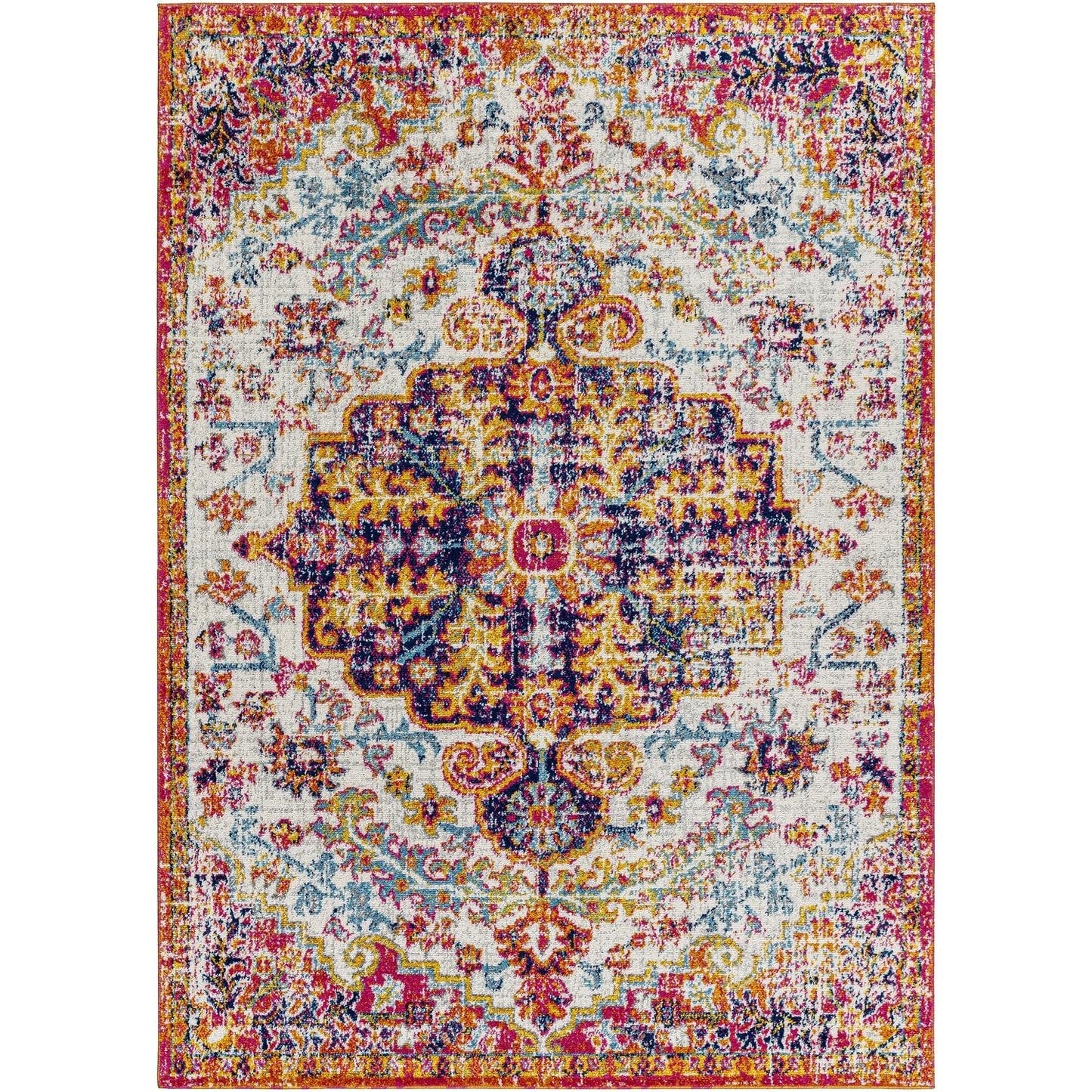 Livabliss Harput Updated Traditional Medallion Area Rug