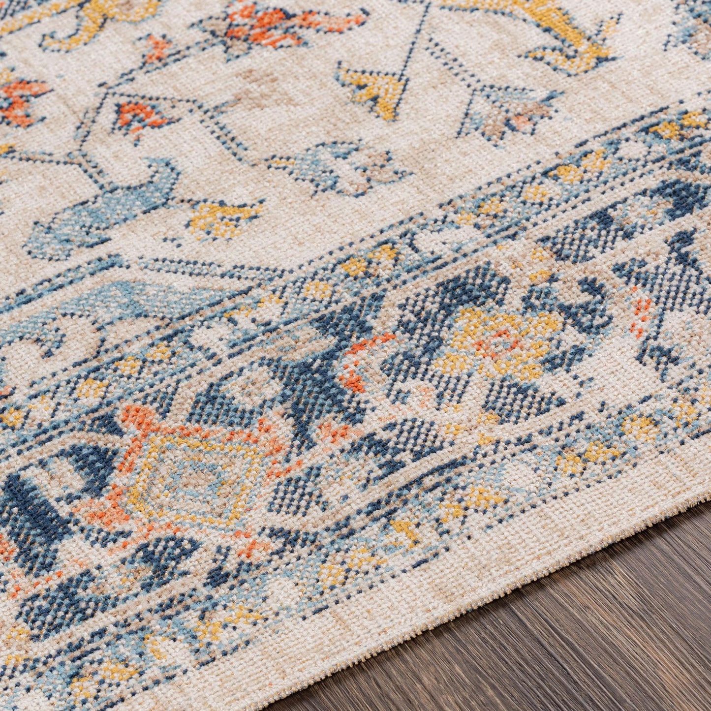 Livabliss Huntington Beach Updated Traditional Medallion Outdoor Area Rug