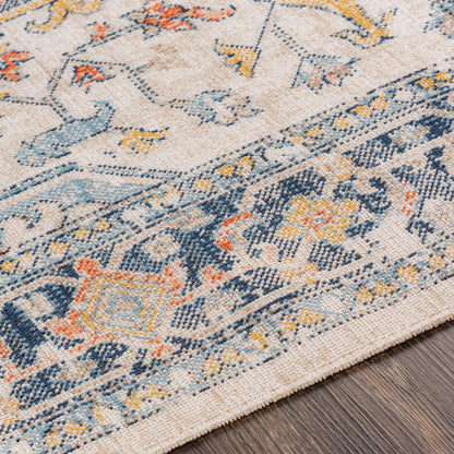 Livabliss Huntington Beach Updated Traditional Medallion Outdoor Area Rug