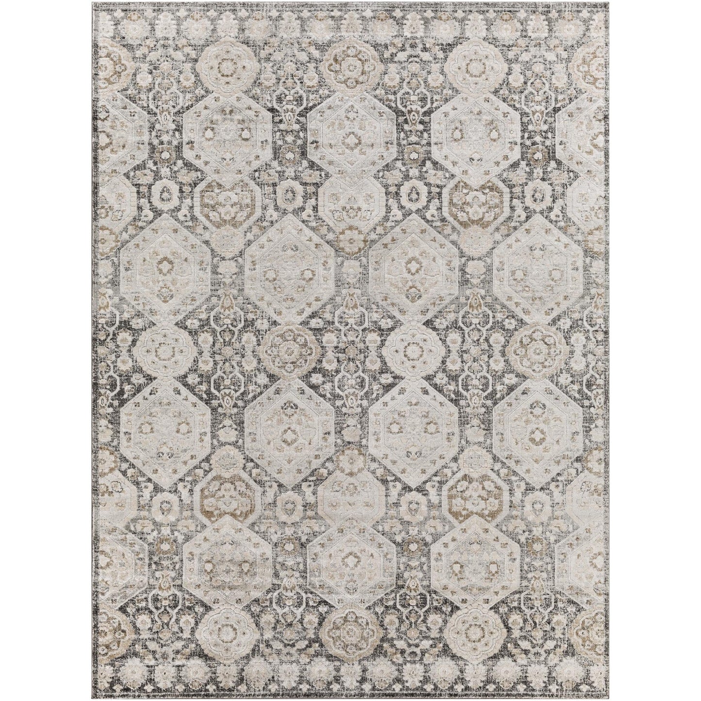 Livabliss Indigo Arts & Crafts Medallion Area Rug