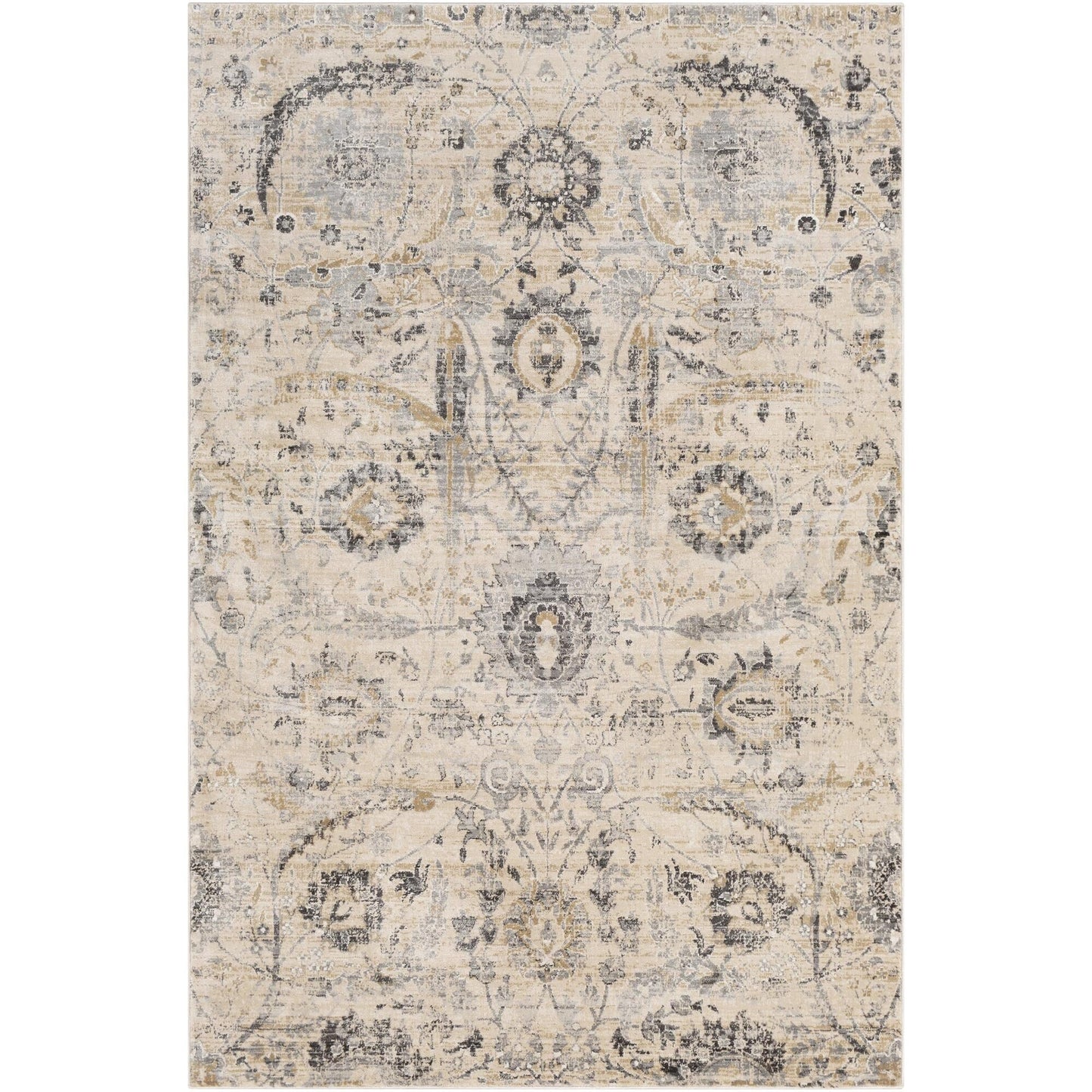 Livabliss Indigo Updated Traditional Medallion Area Rug
