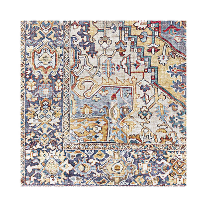 Livabliss Iris Updated Traditional Medallion Area Rug
