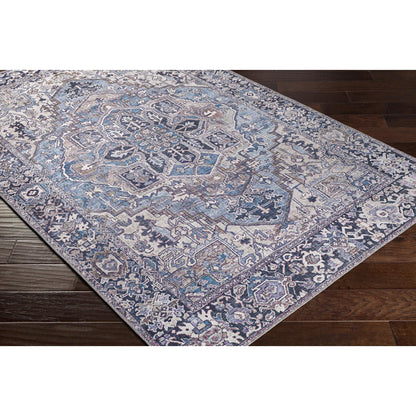 Livabliss Iris Updated Traditional Medallion Area Rug