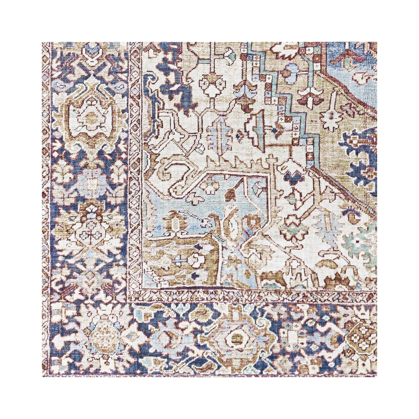 Livabliss Iris Updated Traditional Medallion Area Rug
