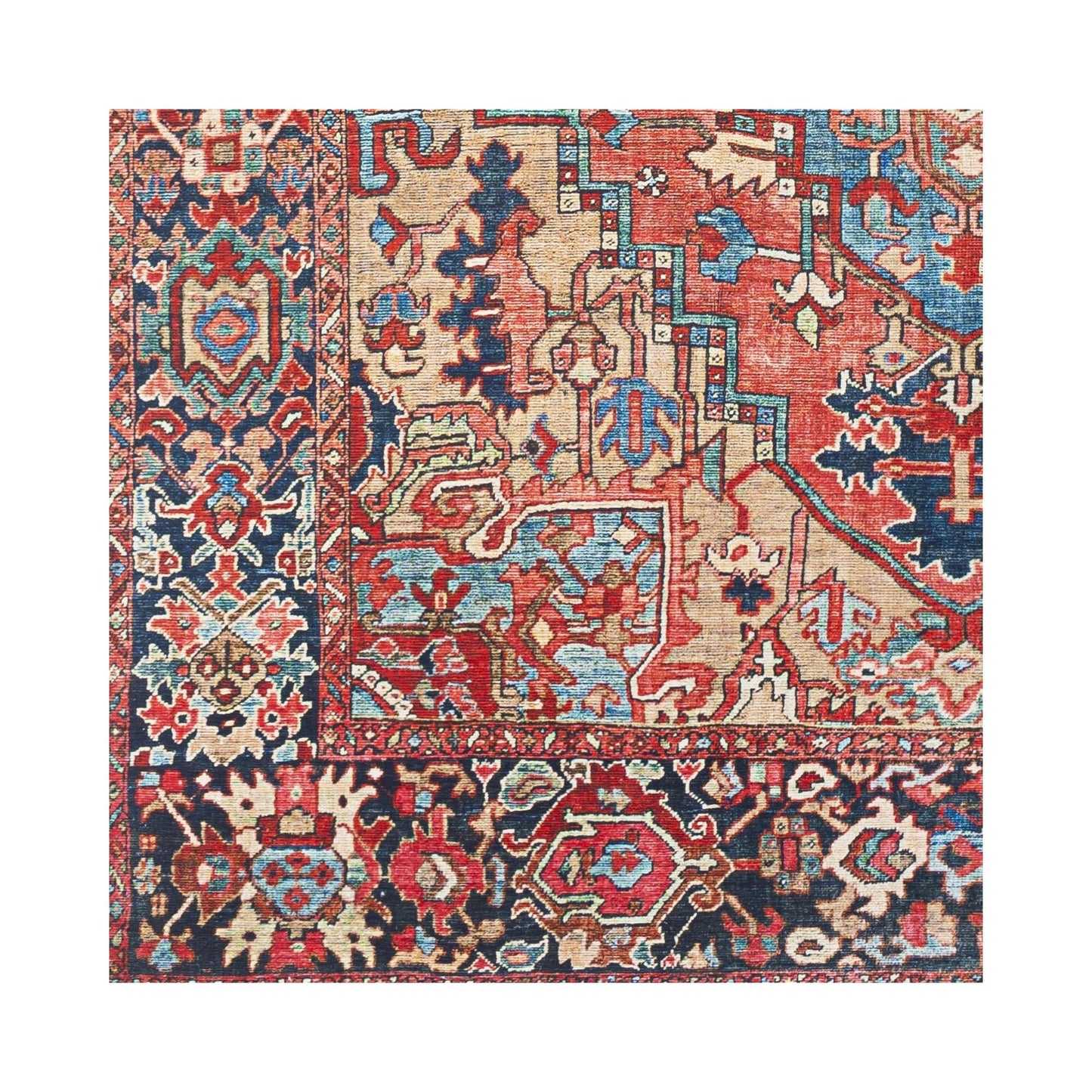 Livabliss Iris Updated Traditional Medallion Area Rug