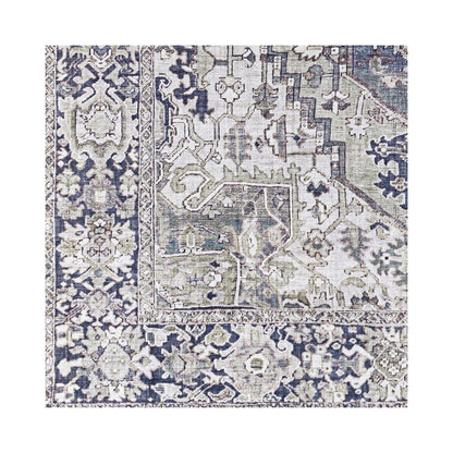 Livabliss Iris Updated Traditional Medallion Area Rug