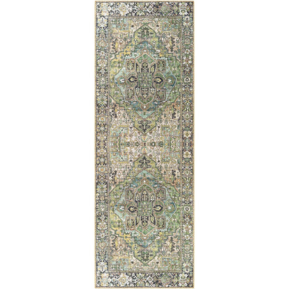 Livabliss Iris Updated Traditional Medallion Area Rug