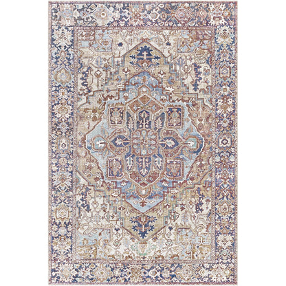 Livabliss Iris Updated Traditional Medallion Area Rug
